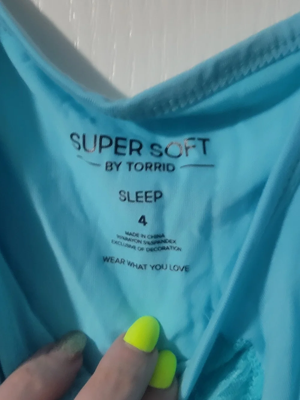 torrid Light Blue Super Soft Sleep Tank Romper